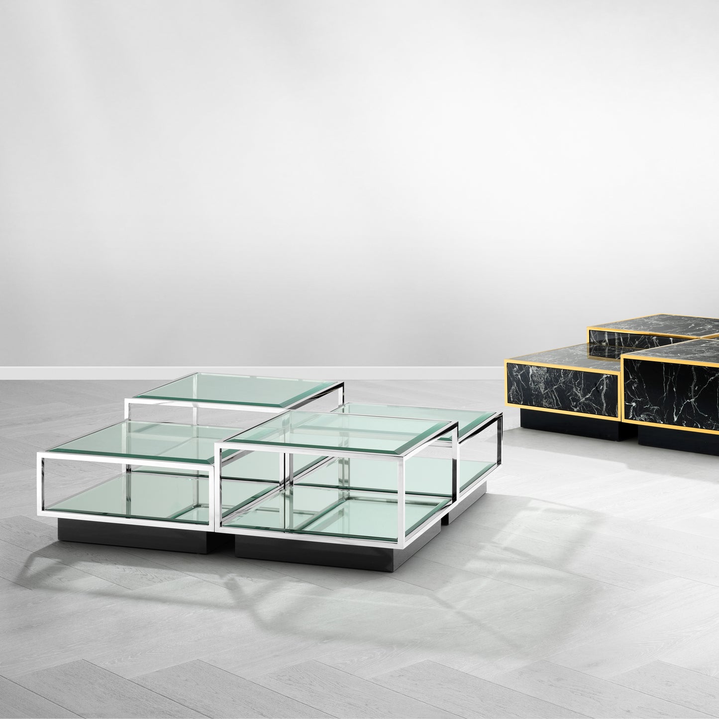 COFFEE TABLE TORTONA SET OF 4 - EICHHOLTZ