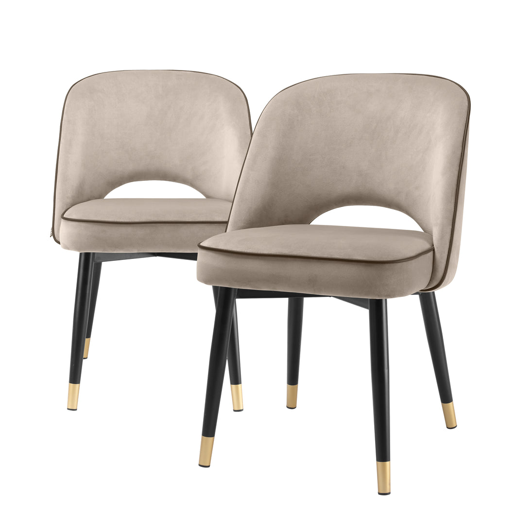 DINING CHAIR CLIFF SET OF 2 - EICHHOLTZ