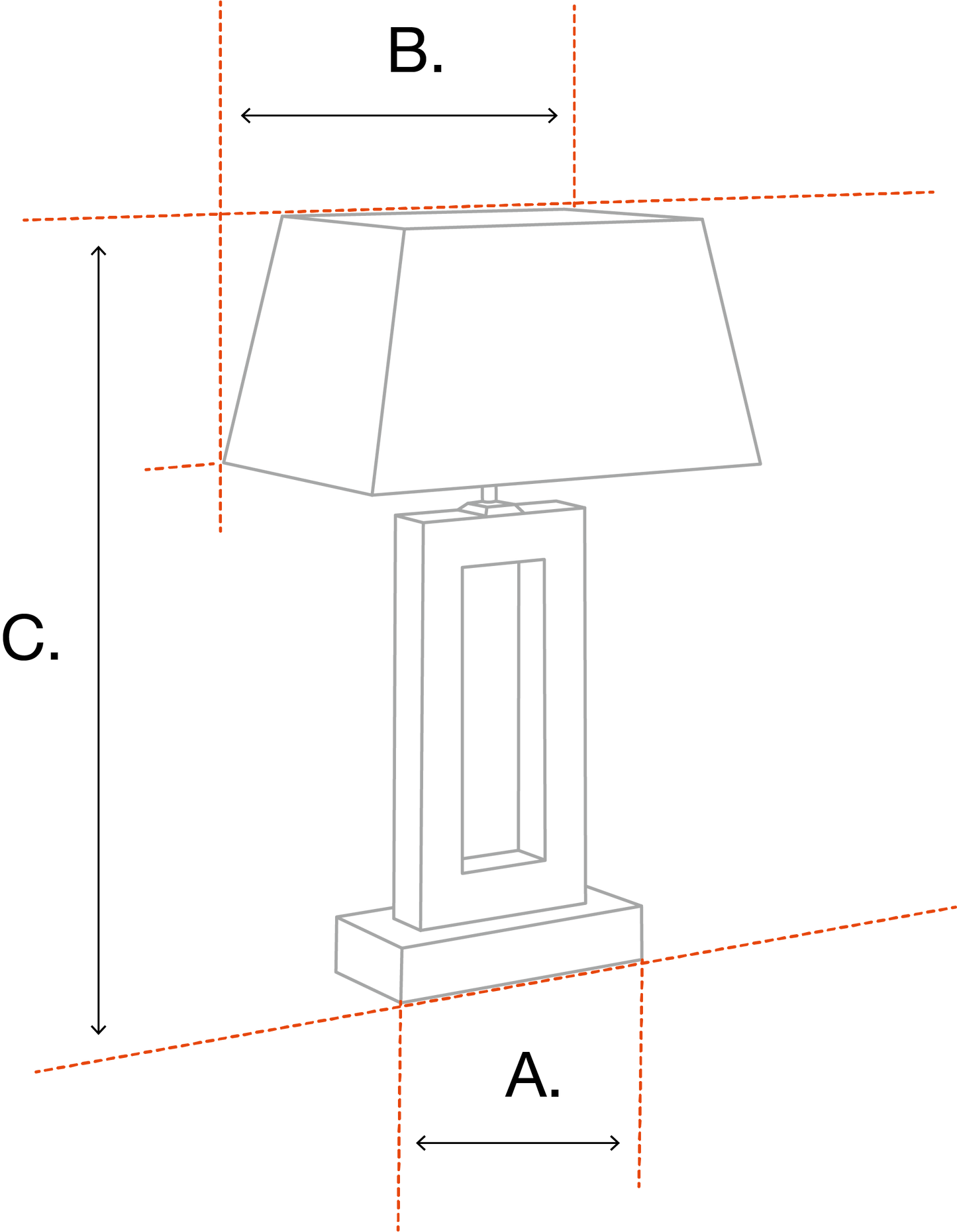 TABLE LAMP FLAIR L - EICHHOLTZ