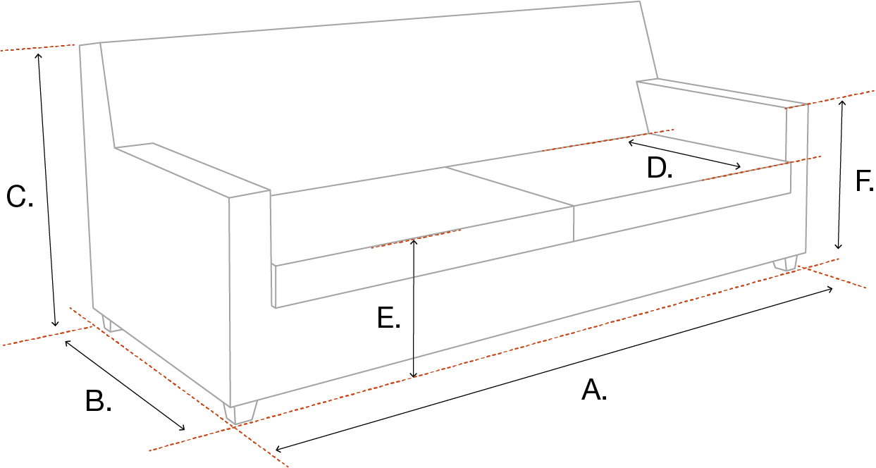 SOFA BRICE - EICHHOLTZ
